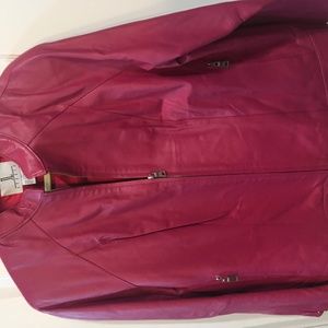 Hot Pink Leather Jacket